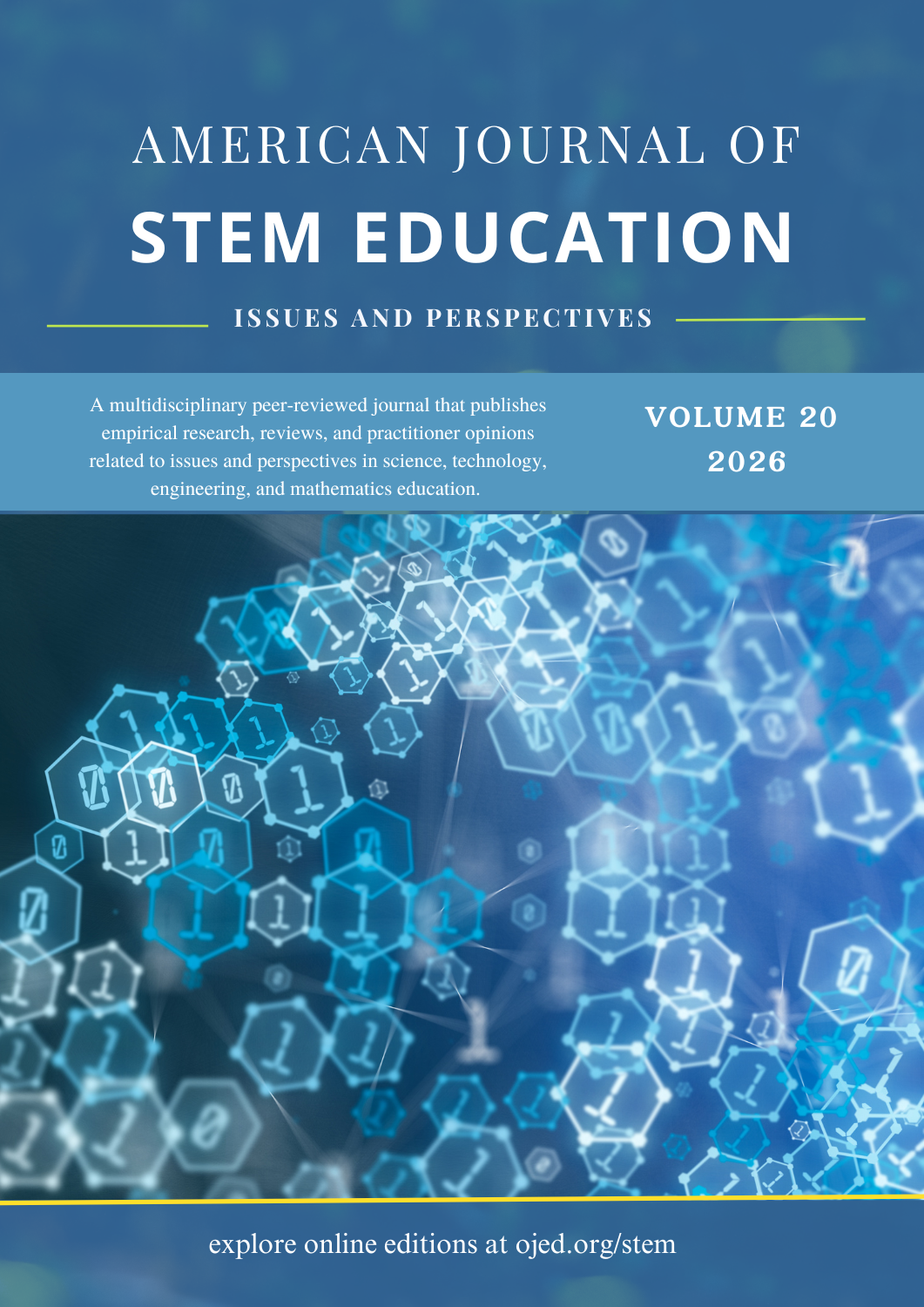 					View Vol. 20 (2026): American Journal of STEM Education
				