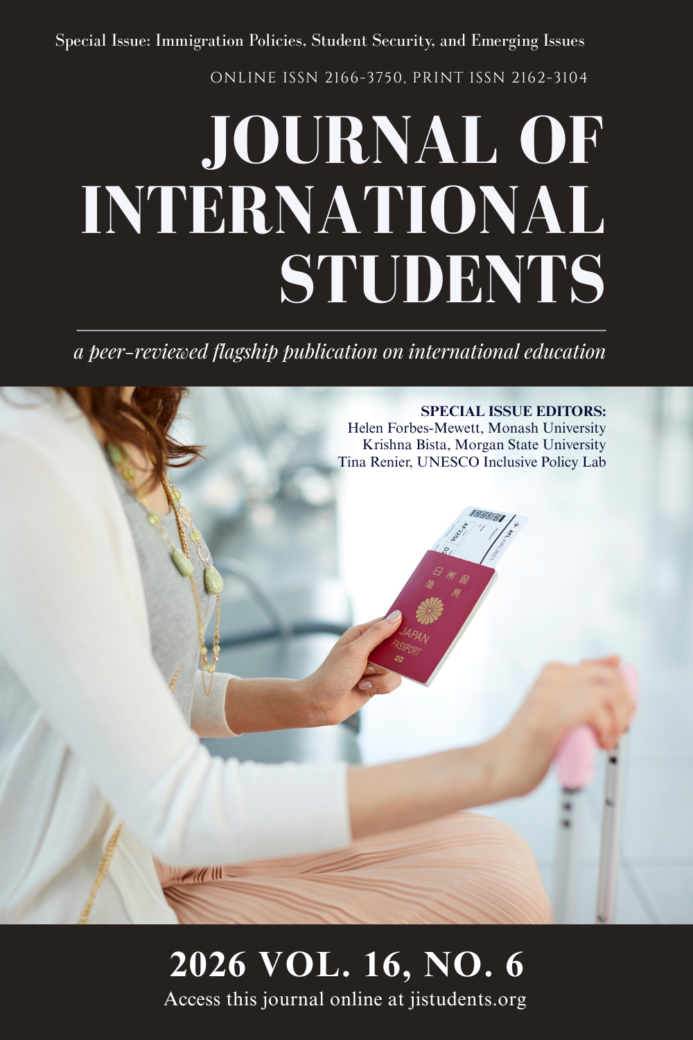 					View Vol. 16 No. 6 (2026): Journal of International Students 
				